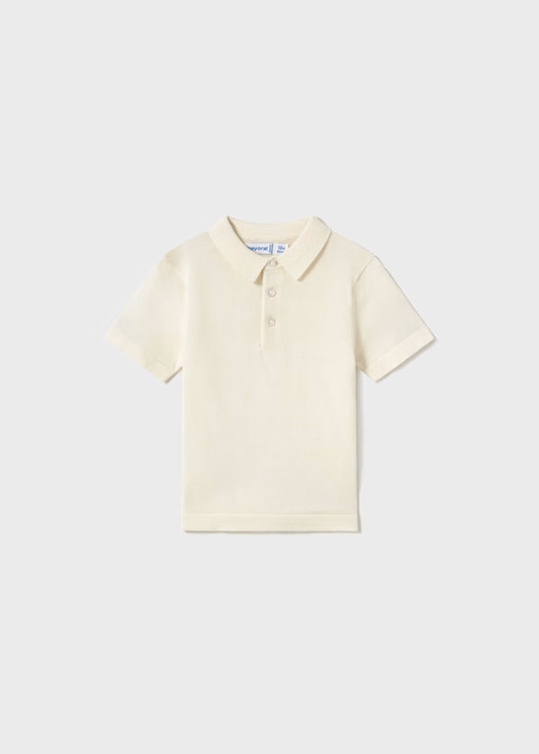 Mayoral Baby Boy Short Sleeve Polo    1106-72   Yogur