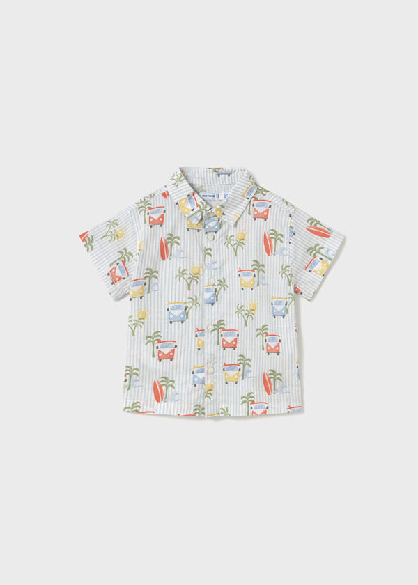Mayoral Baby Boy Short Sleeve Shirt    1112-77   Tablas