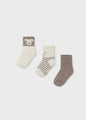 Mayoral Baby Boy Socks  Set of 3  10758-24  Topo Vig