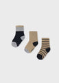 Mayoral Baby Boys Socks  Set of 3  10757-18  Marino