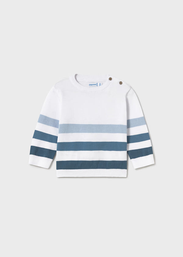 Mayoral Baby Boy Crew Neck Sweater   1301-41   Azules