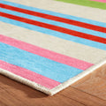 Beach Stripe Washable Rug