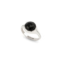 Pyrrha Black Onyx Large Faceted Stone Set Ring  R31-7054-306