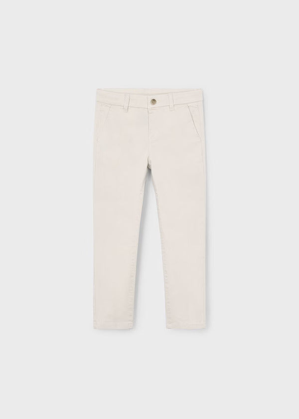 Mayoral Boys Twill Pants    512-66   Hueso