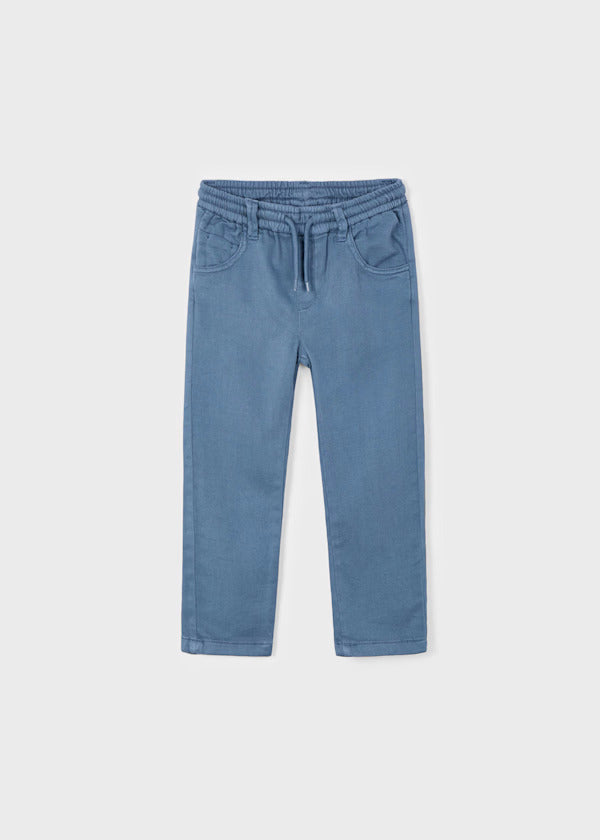 Mayoral Boys Soft Twill Pants With Drawstring   3572-68   Horizon