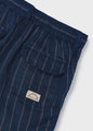 Mayoral Boys Striped Linen Shorts  3279-25  Indigo *