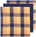 Danica Check  Dishcloth Set 3  Dusk