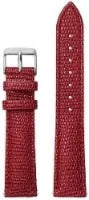 Cluse Strap - Deep Red Lizard with Silver CLS081*