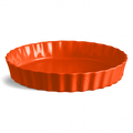 Emile Henry Flan Dish  6028  Toscane (deep orange)