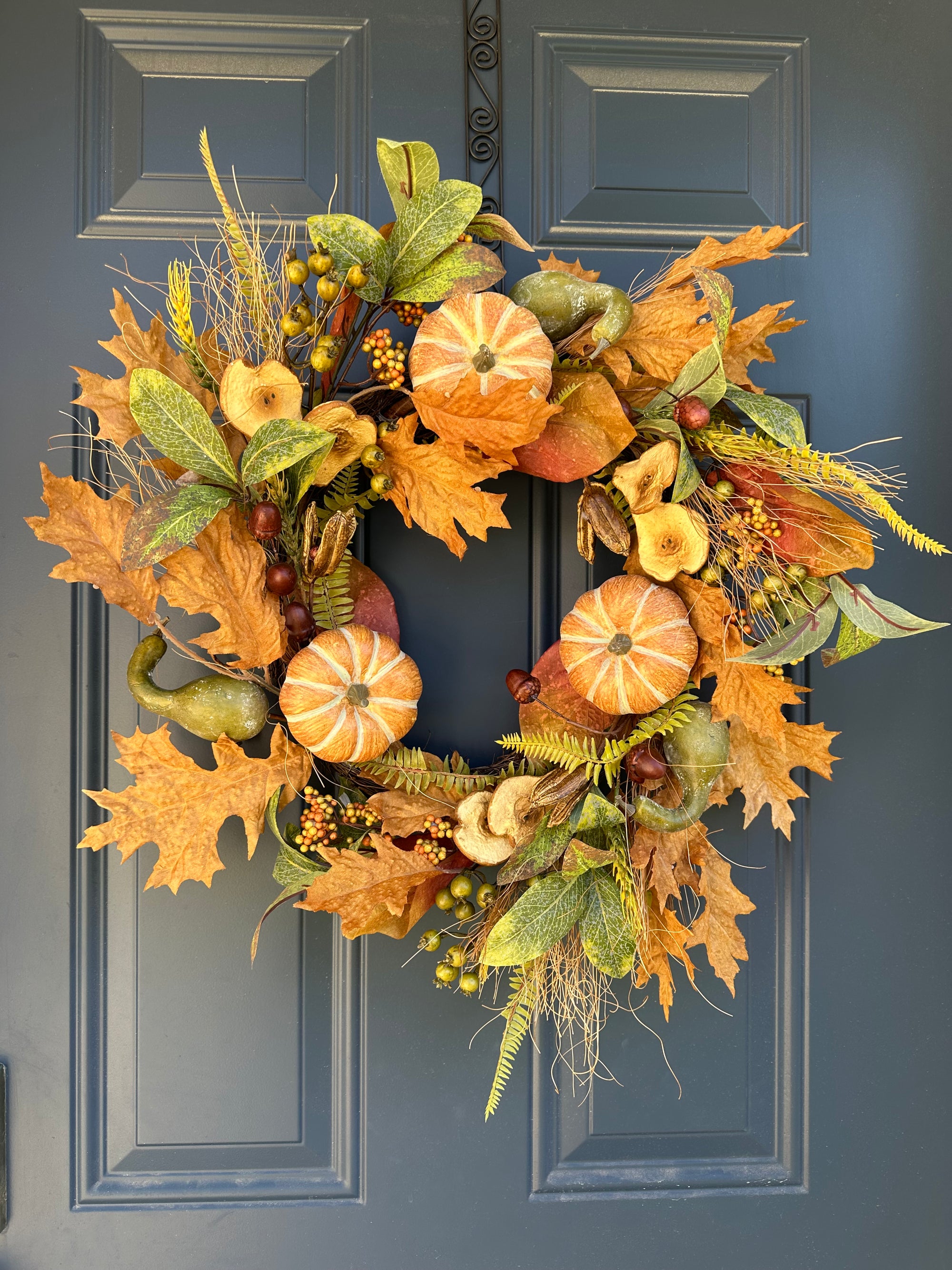 Sullivans Pumpkin Gourd Wreath FPGWR