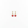 La Vie Parisienne Petite Bebe earring 9501G Red