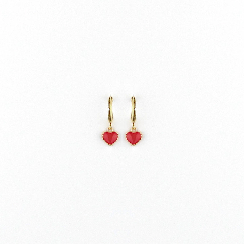 La Vie Parisienne Petite Bebe earring 9501G Red