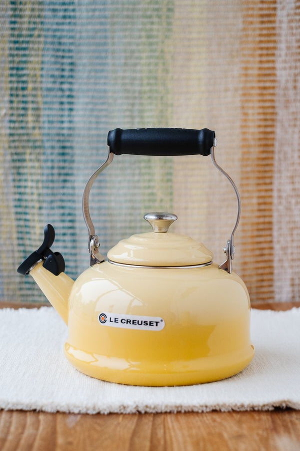 Le creuset yellow tea kettle best sale