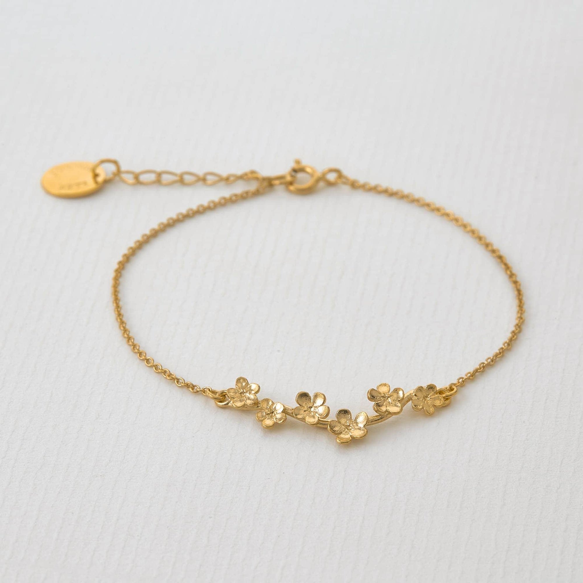 Alex Monroe Forget Me Not Bracelet FFBI-GP