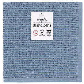 Danica Ripple Dishcloth - Slate Blue