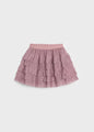 Mayoral Girls Pleated Tulle Skirt   4902-17   Rosado