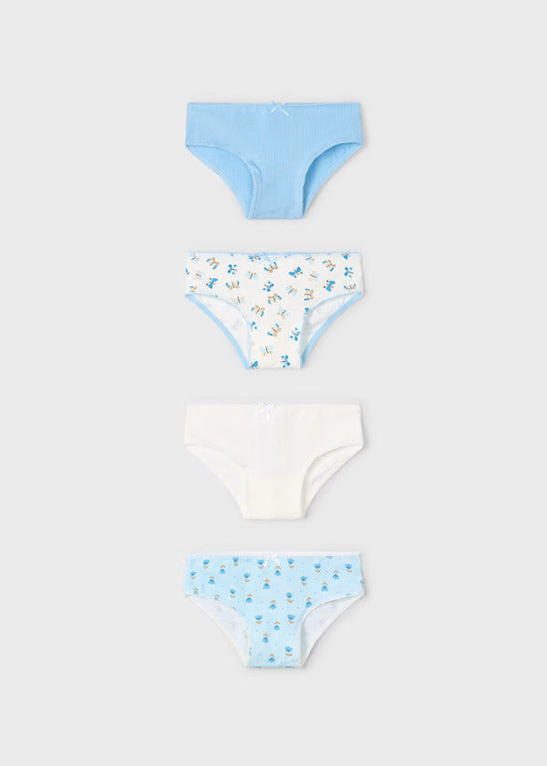 Mayoral Girls Set of Briefs   10901-37   Cielo