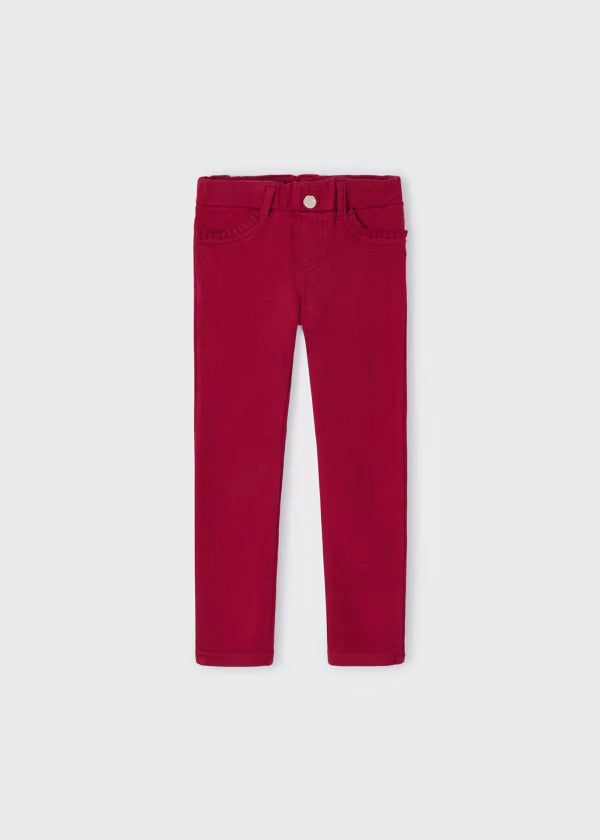 Mayoral Girls Fleece Trousers  511-80  Guinda