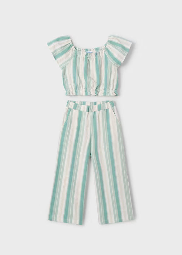 Mayoral Girls 2 Pce. Trouser Set   3560-44   Jade