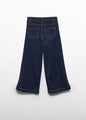 Abel & Lula Girls Denim Wide Leg Pants  5718-3  Oscuro