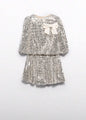 Abel & Lula Girls Sequin Skirt Set   5544-9   Champan