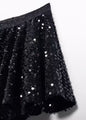 Abel & Lula Girls Velvet Sequin Skirt   5519-5   Black *