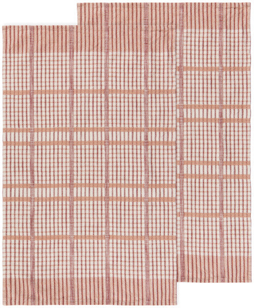 Danica Finley Check Dishtowel Set/2 - Bisque