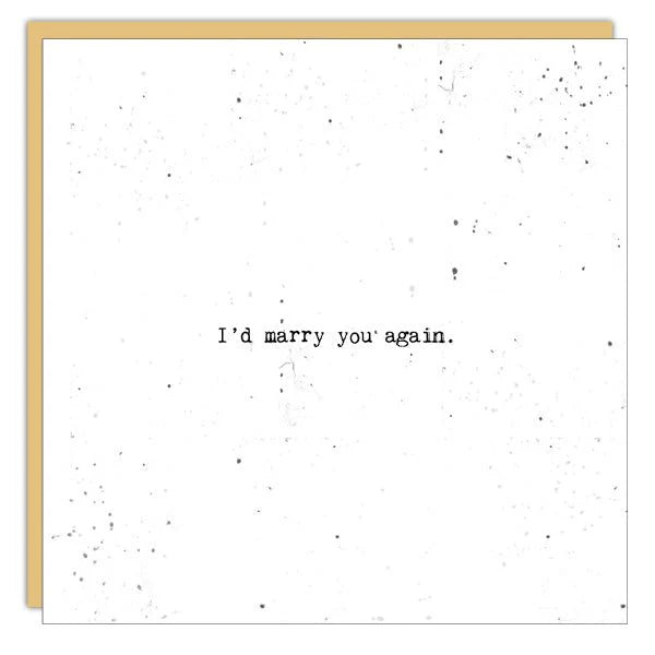 Cedar Mountain Card - Marry You Again