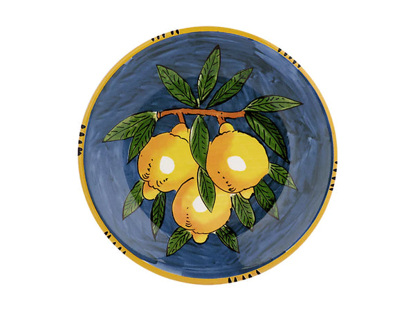 Ceramica Salerno Limone Dinnerware - Blue - Crocus & Ivy Interiors