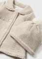 Mayoral Baby Girl Knit Coat Sweater & Hat Set   2452-90   Nuez Vig *