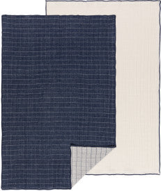 Danica Double Weave Dishtowels Set/2 Midnight HKT2789D