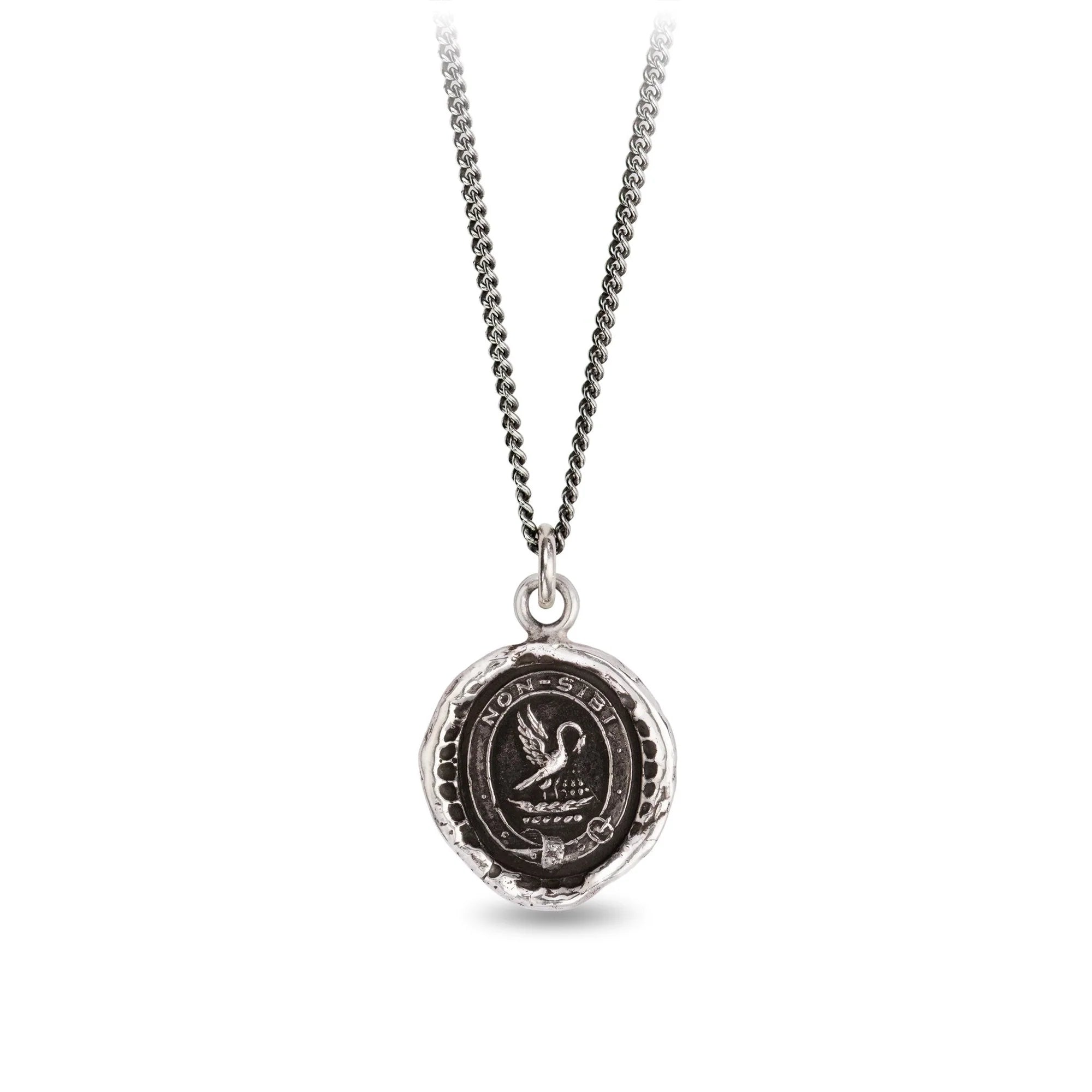 Pyrrha Selflessness N1368 Sterling Silver Necklace 18"