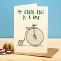 Bewilderbeest Birhday Card - BMX