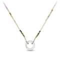 Pyrrha Tourmaline Faceted Stone Bead Choker  N31245TC