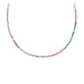 Pyrrha Tourmaline Faceted Stone Bead Choker  N31245TC