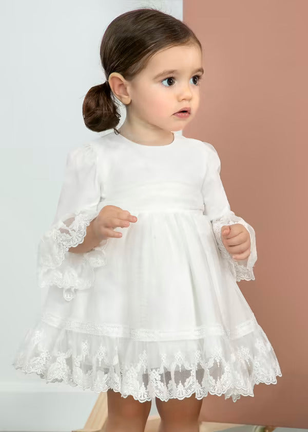 Abel & Lula Baby Girl Dress 5508-2 Nata - Crocus & Ivy Interiors