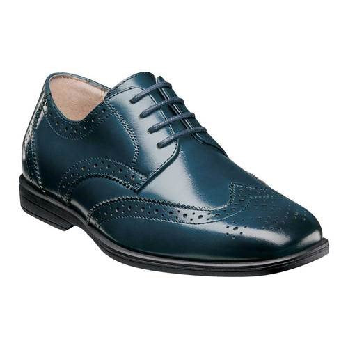 Navy blue hot sale smart shoes