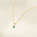 Lovers Tempo Gold-Filled Birthstone Necklace