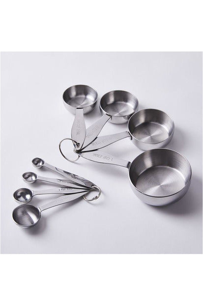 Maison Plus Heavyweight Stainless-Steel Oval Measuring Spoons, 1/8