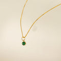 Lovers Tempo Gold-Filled Birthstone Necklace