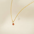 Lovers Tempo Gold-Filled Birthstone Necklace