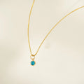 Lovers Tempo Gold-Filled Birthstone Necklace