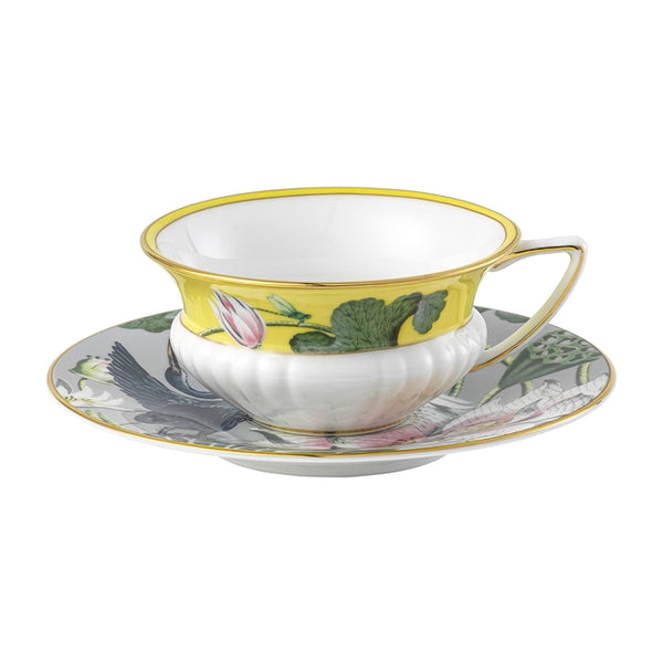 Wedgwood Waterlily Wonderlust Cup and Saucer - Crocus & Ivy Interiors