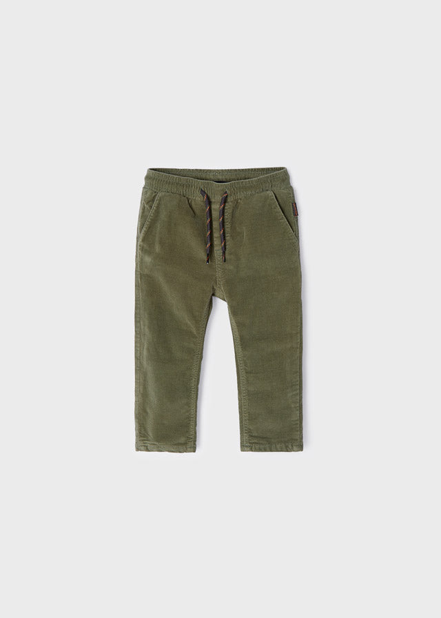 Mayoral Baby Boy Micro Cord Trousers  2532-11   Musgo