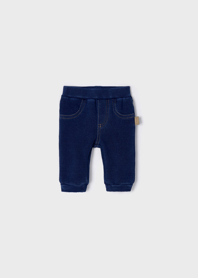 Mayoral Baby Fleece Lined Denim  2520-5  Tejano